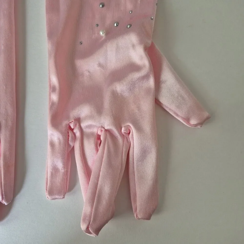 Universal Studios Wicked Glinda 6 PC Deluxe Costume Set Girls 10/12 Dress Gloves